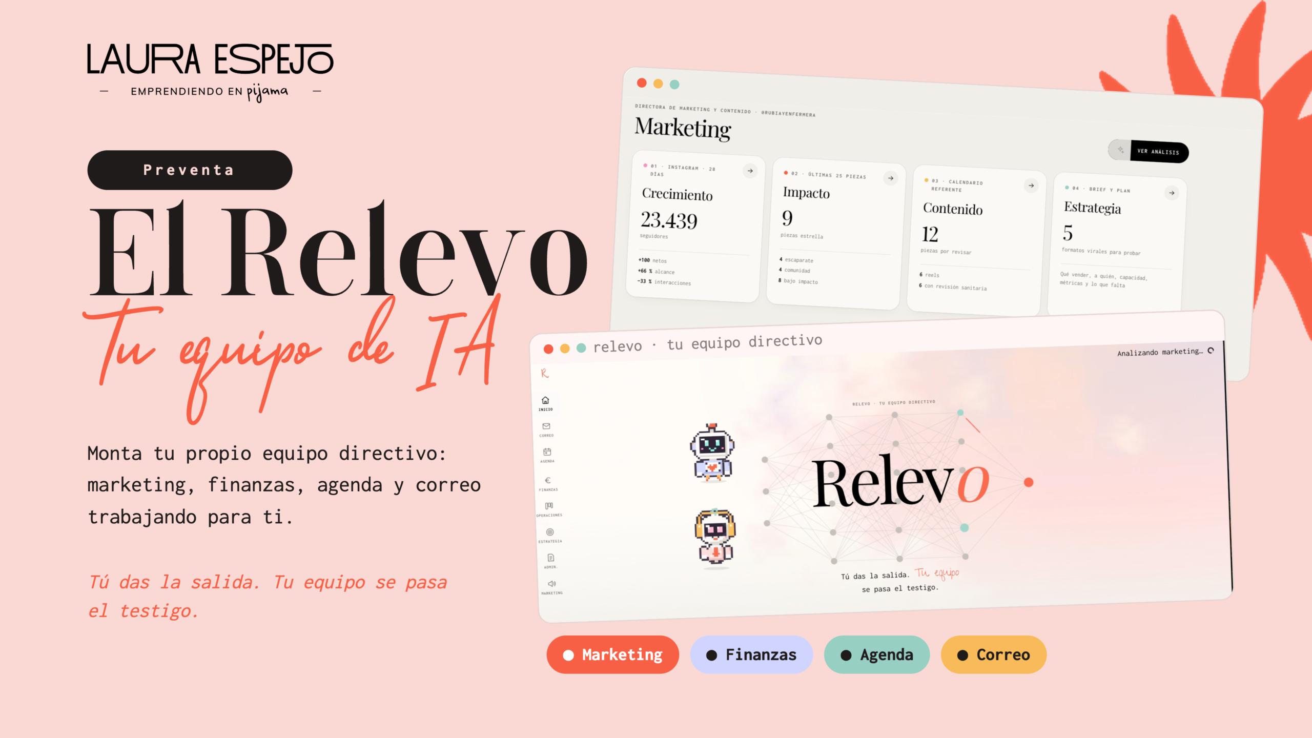 EL RELEVO. Tu primer equipo de IA.